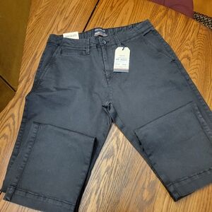 Mens NEW 28 x 32 Black Chino Pants SoulCal & Co
